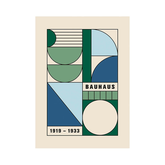 Bauhaus Composition Unframed Print